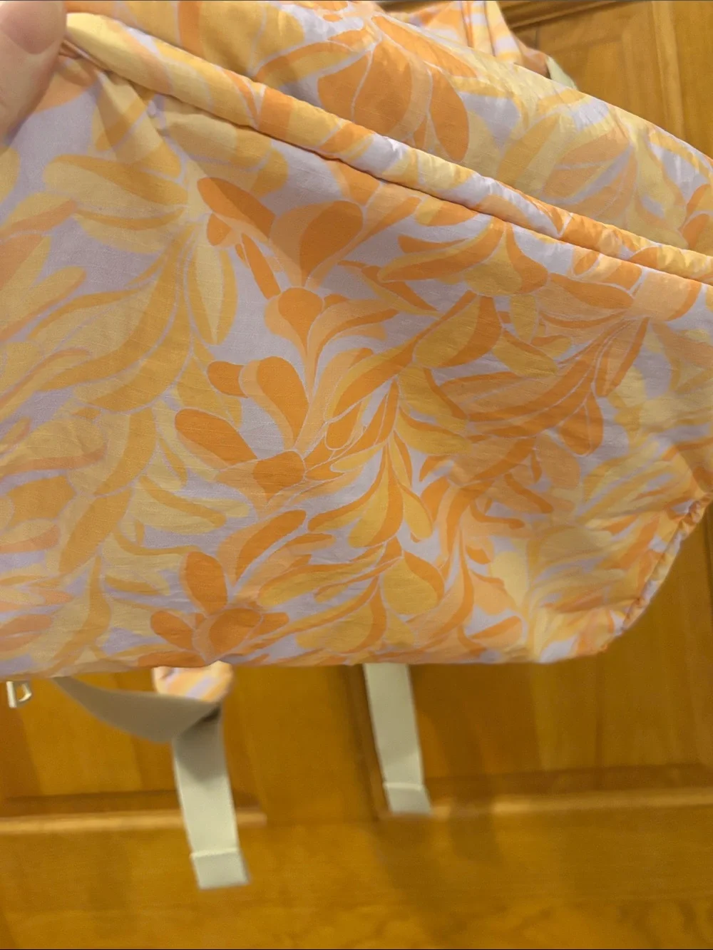 ALOHA Collection Le Bebe Diaper Bag - Lei Peach & Cream baby Backpack